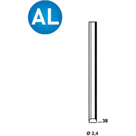 5 000 Pointes Chevilles Aluminium en Bande - 2.4x38 mm - D-Work