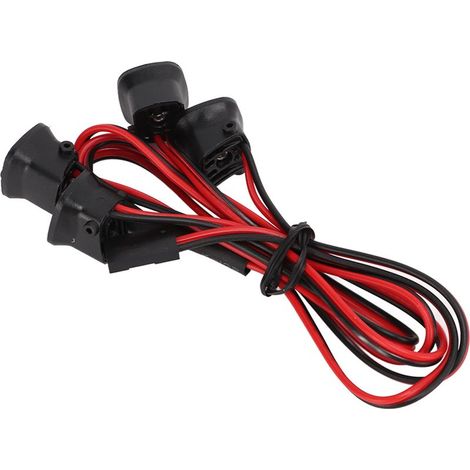 Phare LED RC 16 DEL 4 Projecteurs pour Voiture Radiocommandée, Lumière Toit Rouge Résistant (1/5)