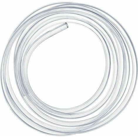 Tuyau Transparent de Pression 3 mètres, 10 × 12mm Tuyauterie Flexible Tube de PVC (1/4)