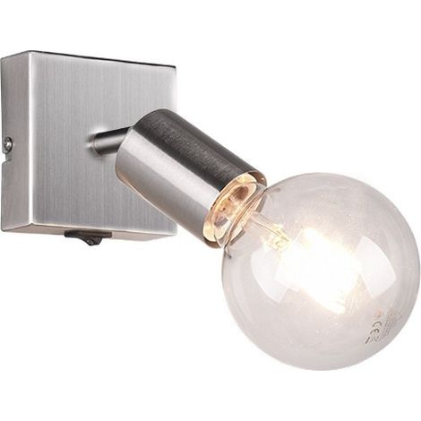Spot VANNES singolo orientabile acciaio satinato R80181707 (1/5)