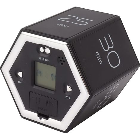 Minuteur Pomodoro, magnétique hexagonal, horloge numérique avec (1/5)