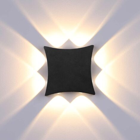 BUNTHAUS Applique extérieure,Applique murale d'extérieur LED pour clôture d'extérieur Applique murale d'extérieur pour terrasse Maison Éclairage extérieur de jardin pour couloir de jardin Chambre à co
