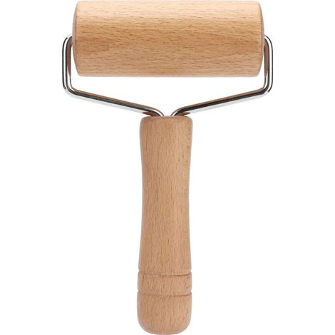 Wood Rolling Pin Pastry Pizza Hand Dough Roller for Bakery Kitchen Cake Bread Home Use (1/5)
