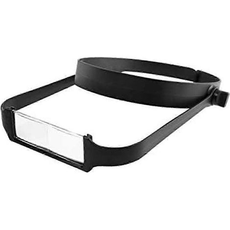 Loupe frontale fine à 4 lentilles, réparation assistée des lunettes de lecture montées sur la tête, noire (1/5)