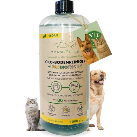 Nettoyant de sol écologique pour robot nettoyeur (pour animaux domestiques) (1/5)