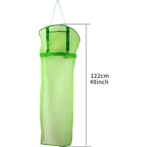 1pc Tablier de tondeuse à gazon en maille à pleine couverture avec poches pour le jardinage, la taille et l'aménagement paysager, vert (1/4)