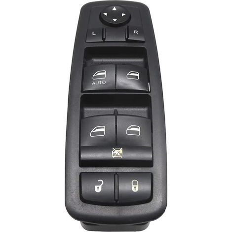 Botón regulador de ventana de automóvil Interruptor principal de elevalunas eléctrico para Dodge Journey Nitro Jeep Liberty 2008-2012 4602632AG 4602632AH Interruptores reguladores de ventana, no origi (1/5)