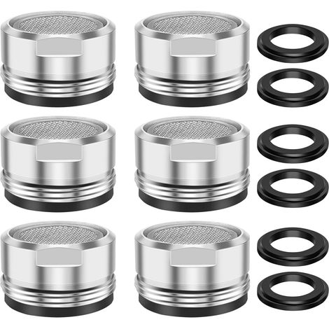 Aérateur de robinet Pieces M24, aérateur de robinet économe en eau en acier inoxydable pour cuisine et salle de bain (1/5)