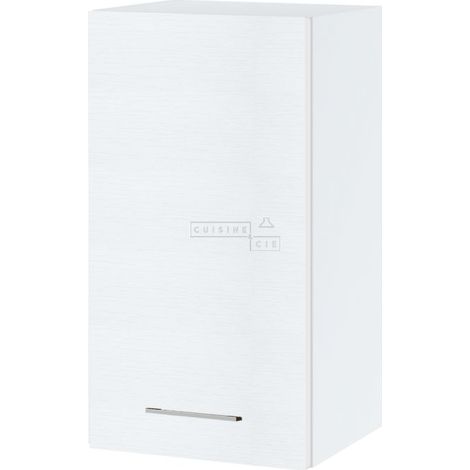 Meuble haut de cuisine Bellissi Blanc 1 porte L 40 cm -    Blanc (1/5)