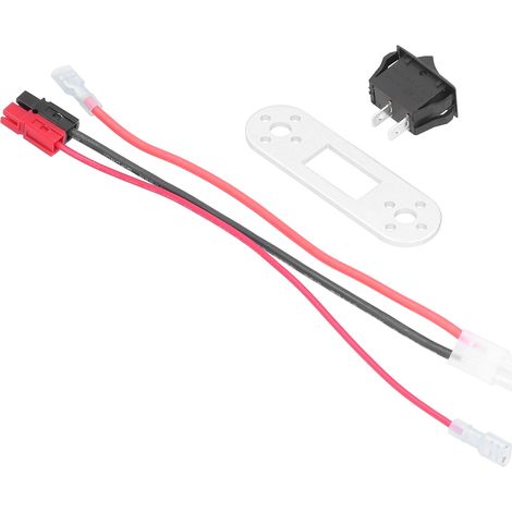 Connecteur Tamiya avec Interrupteur à Bascule - Câble d'Adaptateur pour Charge Batterie 125-250VAC, Robuste et Sécurisé (1/5)