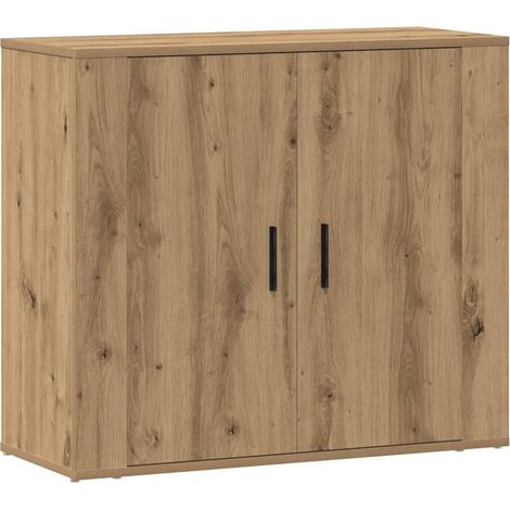 Maison Exclusive - Credenza Rovere Artigianale 80x33x70 cm in Truciolato
