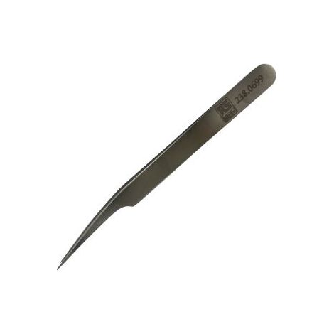 Brucelles de précision RS PRO 5ASA pointe fine en acier austénitique à faible de teneur en carbone, L. 115 mm ( Prix pour 1 )