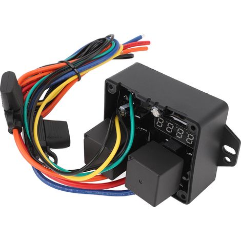 Régulateur de vitesse pour ventilateur 12V, variateur de température réglable, kit interrupteur de commande pour ventilateur électrique (1/5)