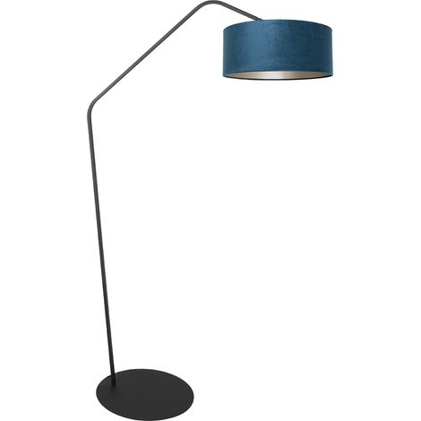 Anne Lighting - lampadaire - ZigZag - bleu noir - métal - lampe (1/4)