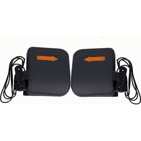 The rear viewfinders and centers with LED lights are compatible with golf cars like CLUBCAR, EZGO, YAMAHA and others. (1/4)