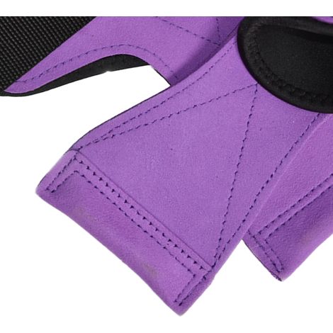 Gewichtheberhandschuhe mit Handgelenkstütze für Damen und Herren, vollständiger Handflächenschutz für Training, Fitness und Klimmzüge, lila (1/5)