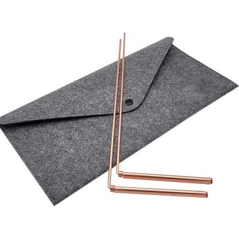 Détecteur de matériaux,Détecteur de Métaux en Cuivre Pur,Flexible,Sorcière à l'Eau,Portable,Poignées de Recherche de - flat bead[A]