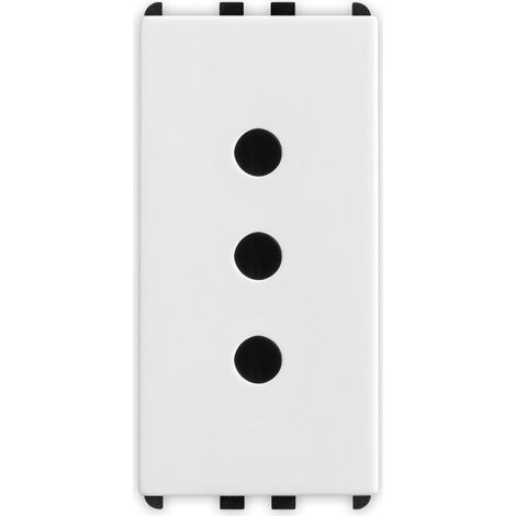 Presa 2P+T 16A tipo P11 1 modulo Bianco serie Pixia Master 11162