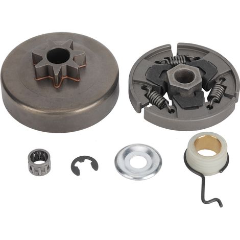 Jeffergarden – Kit d'embrayage pour tronçonneuse Stihl MS231 MS241 MS251 – Alliage de zinc – Installation facile – Haute résistance et durabilité