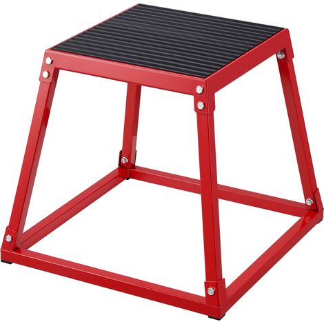 Boîte de Pliométrie 513x513x458 mm Plateforme Pliométrique Antidérapante Charge 227 kg Boîte à Saut Musculation Fitness Crossfit pour Entraînement Pliométrique Step-up Pompe Squat Gym Domicile (1/5)