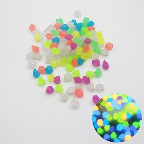 Pierres Lumineuses Pour Aquarium - Pierres LED En Forme De Glace - Décoration Sous-Marine - 50 Pièces (1/3)