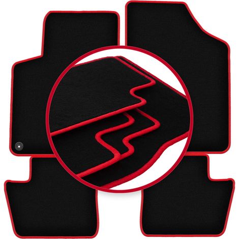 CARLUX-RED Autofußmatten für: Citroen DS4 Fließheck (2011-2015) (1/5)