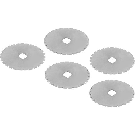 5 Pièces Lames de Coupe 45mm pour Tissu, Papier et Rouleau de Cuisine (1/5)