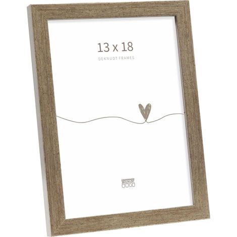 Cadre Bois Couleur Bronze Photo 13x18cm S243D2 (1/5)