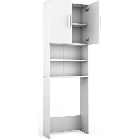 armadietto coprilavatrice , Bianco, 64 x 190 cm, Vicco (1/5)