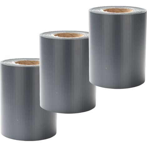 SWANEW Strisce privacy, PVC, strisce paravento, tappeto a doppia asta 70mx3 Grigio (1/5)