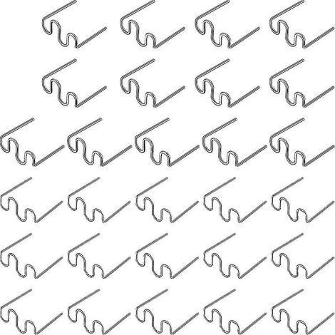 1000 agrafes ondulées en plastique pour réparation de poste à souder - Kit d'outils de soudage (1/5)