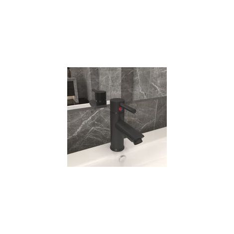 Grifo de lavabo gris de 130x176 mm - Crezuo (1/4)