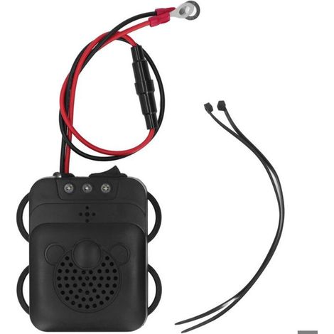 Répulsif de souris à ultrasons 12V – Forte lumière stroboscopique – Protection voiture jusqu'à 40 m² – Matériau (1/5)