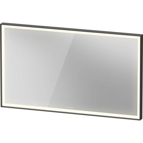 Duravit L-Cube Spiegel mit integrierter Beleuchtung, eckig,