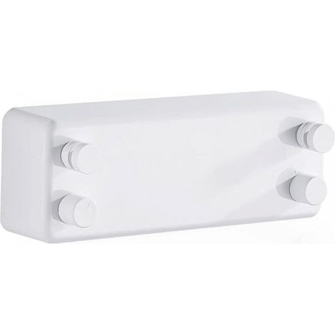 Ineasicer Corde à Linge RéTractable,Fil Linge Extensible RéGlable 4.2 m,Poteau Etendoir Linge Exterieur,Corde a Linge Exterieur,pour IntéRieur D'HôTel, Balcon-blanc (1/5)