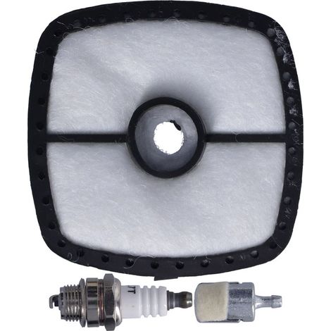 Kit de Filtre à Air, Filtre à Huile et Bougie pour Tondeuse SRM210 - Accessoires Jardin (1/5)