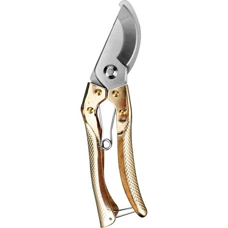 Filiyano – kit d – Sécateur à lame en acier avec poignée, sécateur de jardin, ciseaux à bonsaï, kit d'outils de jardin professionnels (doré) (1/5)