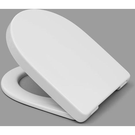 HARO asiento inodoro Samar SoftClose blanco bisagra enchufable acero inoxidable C0102G (1/4)