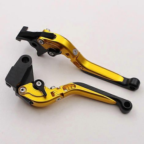 Convient pour la moto Kawasaki VERSYS 1000, poignée de frein et d'embrayage modifiée en alliage d'aluminium, accessoires de poignée de frein (doré) (1/5)