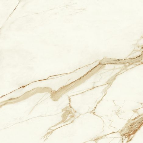 Carrelage effet Marbre Blanc Calacatta Supreme 120x120x0,9 cm Mat Faventa - Sol et mur intérieur (vendu par carton de 2,88 m²) - RO'MA CARRELAGE