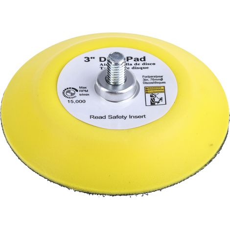 Plaque de soutien Velcro RS PRO, Dia.75mm ( Prix pour 1 ) (1/3)