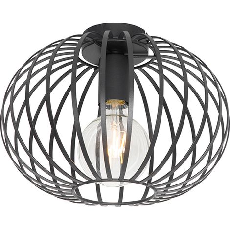 QAZQA Lampada da soffitto johanna - Design - Acciaio - - Sfera E27 Max. 1 x 7 Watt