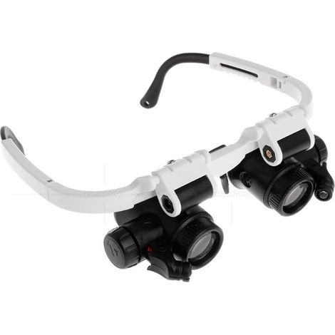 Loupe réglable, loupe éclairante, loupe LED, loupe de bijoutier, pour tous travaux de précision, réparation électronique, artisanat, inspection mécan (1/5)
