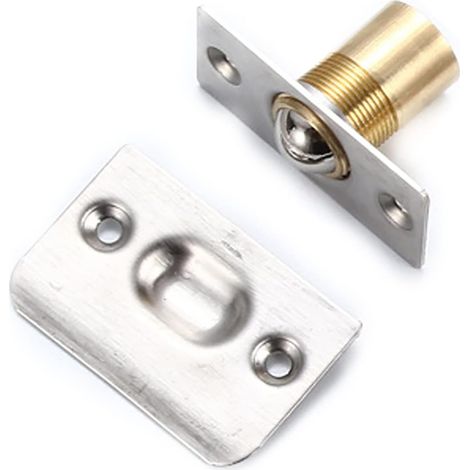 Loquet magnétique pour porte, à bille en cuivre réglable avec gâche (1/5)