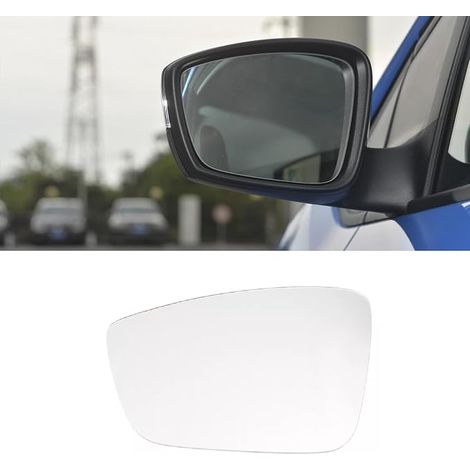 Mirror Glass for VW UP/Seat Mii Toledo IV/Skoda Citigo Rapid Heated Mirror Glass UP 2011-2016 Replace Rear View Mirror Seat Mii/Toledo IV External Mirror Citigo/Rapid Spaceback-Left (1/4)