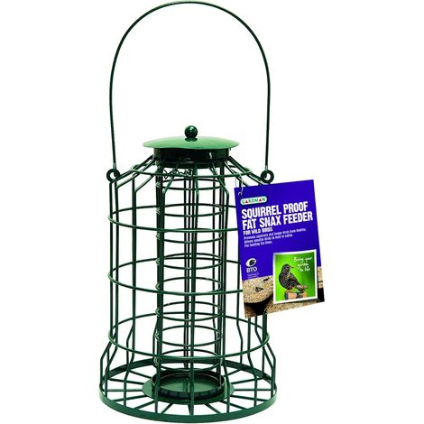 1 Mangeoire à Friandises Anti-écureuils Pour Oiseaux, Métal Robuste, Jardin