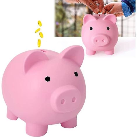 Tirelire cochon en plastique. Tirelire cochon mignonne (1/5)