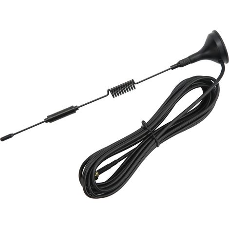 Antenne radio 9 dBi, interface SMA, 2G, 3G, 4G, GPRS, polarisation verticale, 50 W, à ventouse pour la surveillance sans fil (1/5)