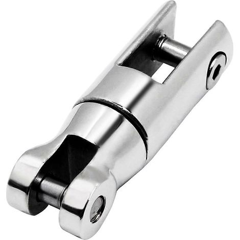 Connecteur pivotant d'ancre de bateau en acier inoxydable, qualité marine, robuste, émerillon de chaîne d'ancre (1/4 pouce - 5 (1/5)