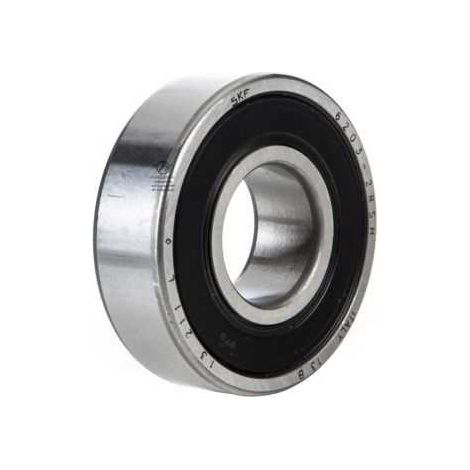 Roulement à billes 6203-2RS. Double étanchéité. Ø 40 mm. SKF (1/3)